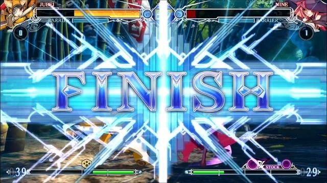 BlazBlue Central Fiction Jubei vs Nine Hell Mode смотреть онлайн