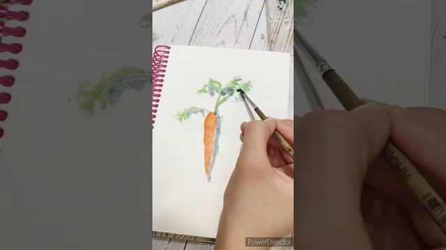 как нарисовать морковку ? смотреть онлайн