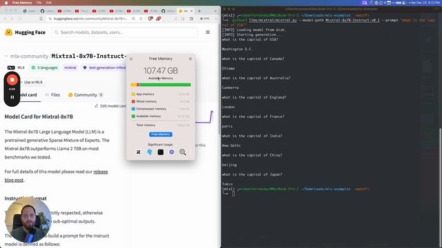 MLX Mixtral 8x7b on M3 max 128GB | Better than chatgpt? смотреть онлайн