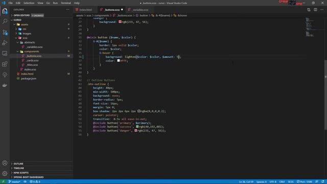 #8 Curso de SASS de básico a master - Colores y métodos *cambia el estilo fácilmente *| Designicod смотреть онлайн