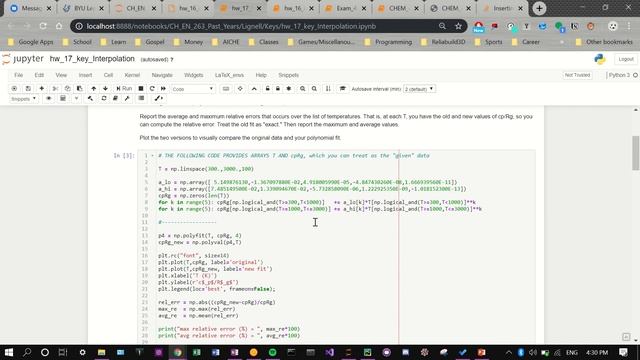 Python Midterm 4 Review (Mostly Interpolation and Curve Fitting) смотреть онлайн