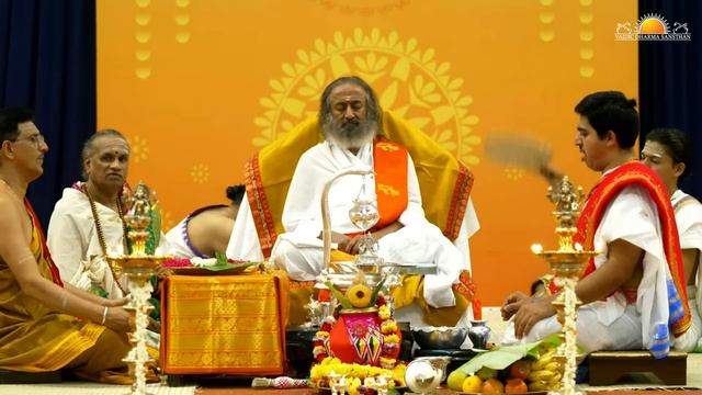 Navratri Day 2 Rudra Puja With Gurudev | 16 Oct 2023 | Live From VDS Bangalore Ashram