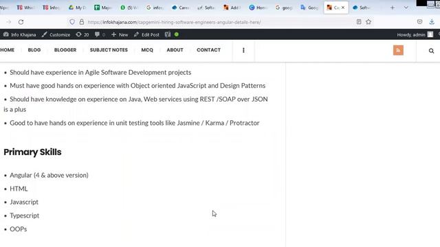 Capgemini hiring software engineers, Angular & Java developers FY 2022; details here смотреть онлайн