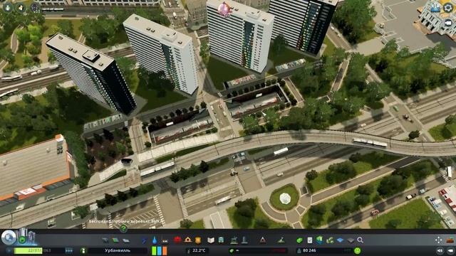 МКАД И МЦК - Cities: Skylines "Назад в СССР" #22 смотреть онлайн
