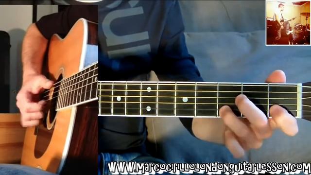 Happy Pharrell Williams Fingerstyle Guitar Lesson Chords Melody FREE TAB смотреть онлайн