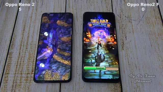 Oppo Reno 2 vs Oppo Reno2 F Speed test смотреть онлайн
