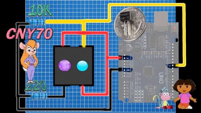 ?Ардуино выживание с Master kit ?17?CNY70 ик датчик приближения для белого цвета смотреть онлайн