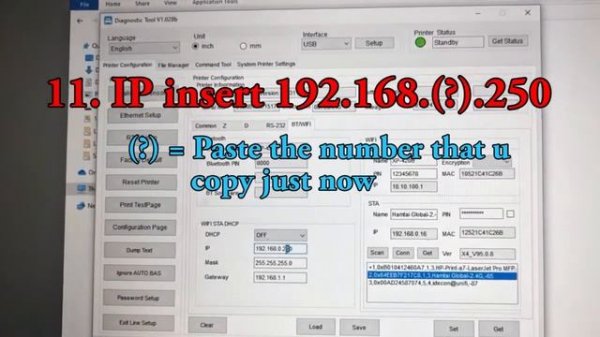 Xprinter XP-420B/460B WiFi Printer IP Setup - Static IP