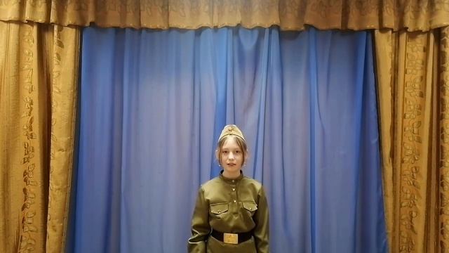 Стихотворение "Салют над Ленинградом" читает Маркова Анастасия смотреть онлайн
