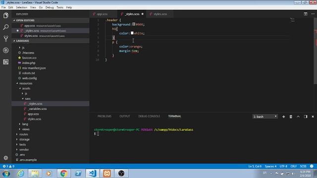 Laravel 5.5 i webpack.mix.js kompajliranje sass-a смотреть онлайн