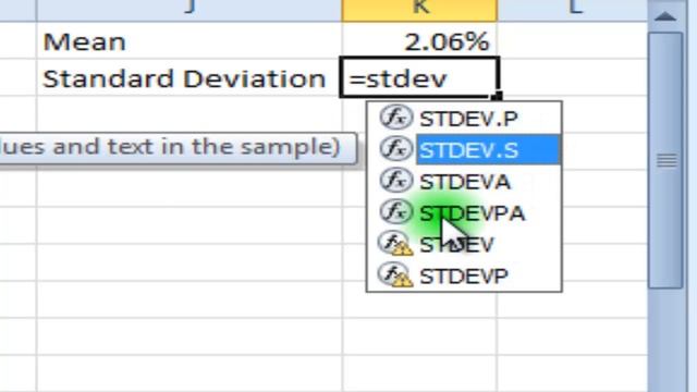 Finding Mean and Standard Deviation on Excel смотреть онлайн