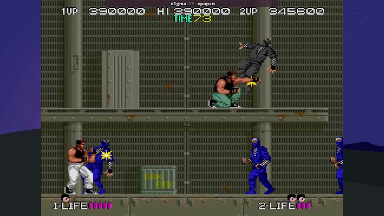 Co-op Bad Dudes VS Dragon Ninja [Arcade] смотреть онлайн