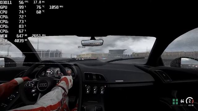 Project CARS 2. FPS Test GTX 650 & Intel Core i3 3220 смотреть онлайн