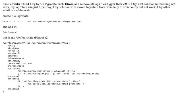 DevOps & SysAdmins: Logrotate not run (2 Solutions!!)