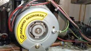 как снять трёхходовой кран у котла Daewoo