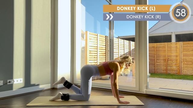 15 MIN. BOOTY BUILDING WORKOUT + ANKLE WEIGHTS - Build Your Booty | Mary Braun