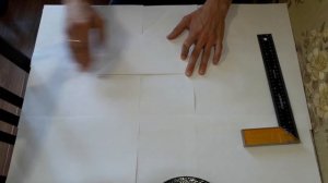 Как отрезать угол 45 градусов без угольника и транспортира