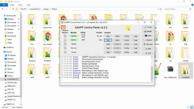 Installition and download WordPress On Windows System смотреть онлайн