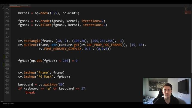 Easy Background Subtraction in Python Using Computer Vision and OpenCV смотреть онлайн
