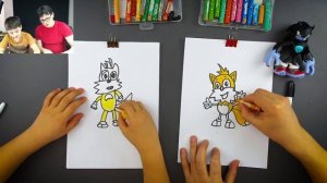 Как нарисовать ТЕЙЛЗА из Соник - рисуем с Ромой