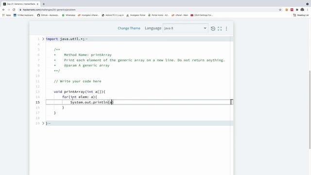 Day 21- Generics Explained with Java Code - HackerRank Solution смотреть онлайн