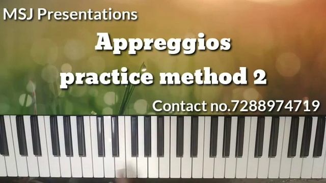 Appreggios practice method 2 смотреть онлайн