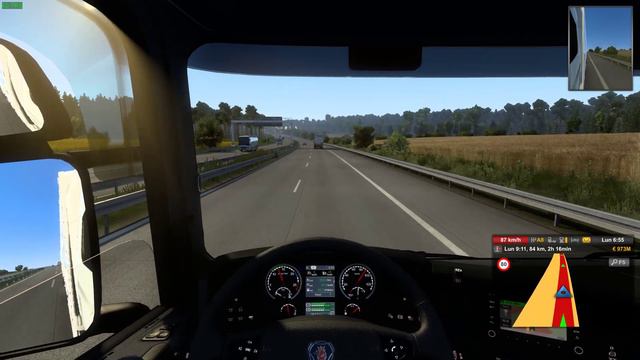 Euro Truck Simulator 2 (1.48 Beta) Scania R440 by RJL Road to Travemunde Port Germany + DLC's & Mod смотреть онлайн