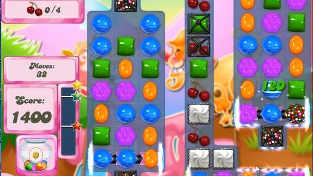 Candy Crush 2250 3 stars no booster color bomb striped combo смотреть онлайн