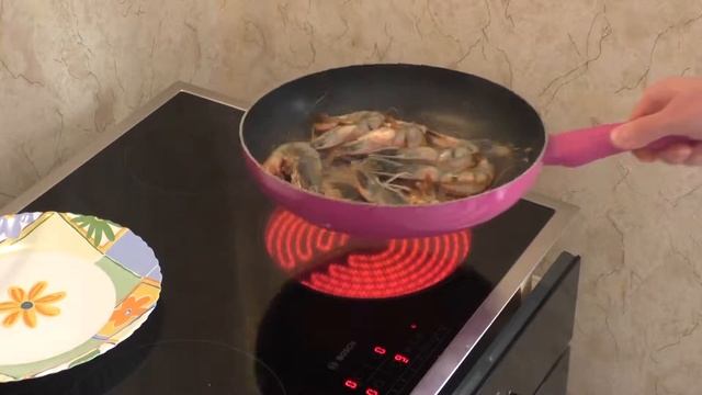 Жарим. Креветки... смотреть онлайн