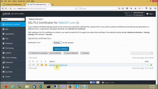 How To Install SSL on Plesk with LetsEncrypt - Tutorial for Beginners смотреть онлайн