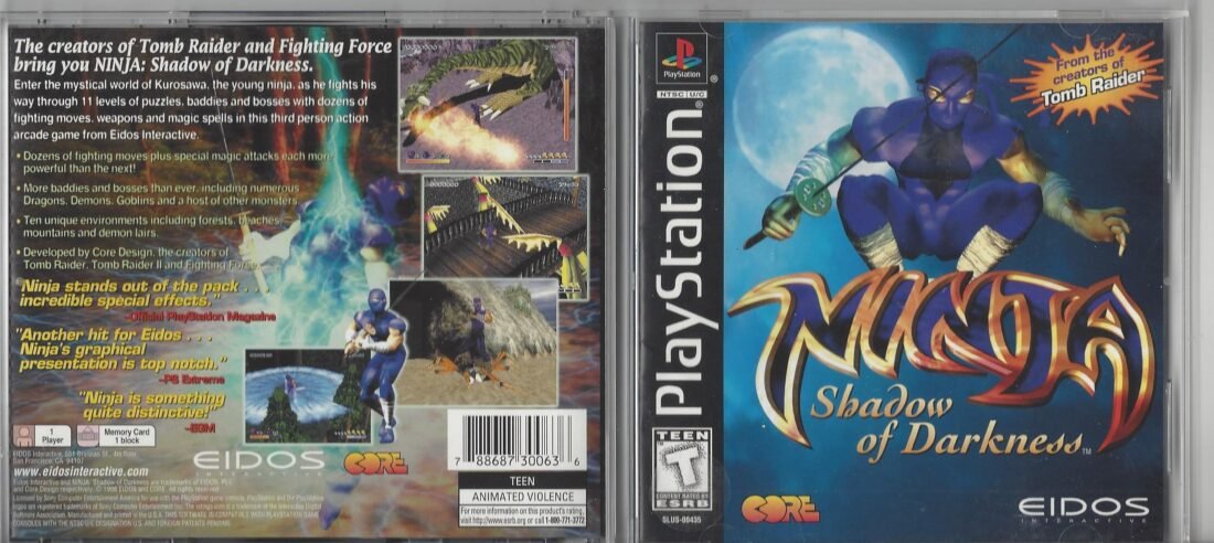 PS1 PSX |Ninja Shadow of Darkness| смотреть онлайн