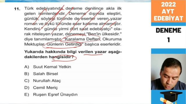 AYT 2022 EDEBİYAT DENEME SINAVI #1 -YENİ- ÖSYM NE SORAR?