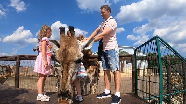 Полина и Николь приехали в современный зоопарк БИОПАРК в Одессе смотреть онлайн