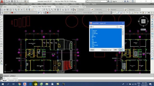 LAYERP - LAYWALK - LAYMCH LÀ 3 LỆNH QUẢN LÝ LAYER TRONG AUTOCAD RẤT HAY смотреть онлайн