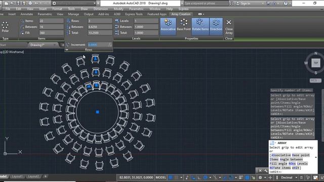 LESSON 17: AUTOCAD 2018 POLAR ARRAY in Pashto Language #autocad2018 #pashto #array #polar смотреть онлайн