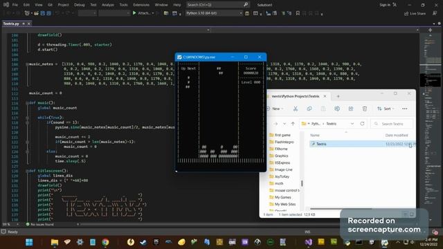 Textris Python Game смотреть онлайн
