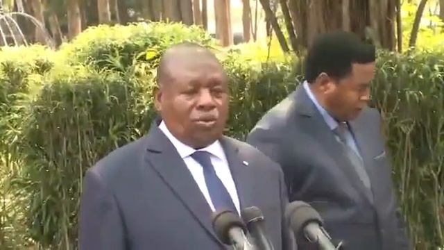 PRESIDENT SASSOU NGUESSO VIENT DE RECEVOIR CHEF SPIRITUEL PAPA SIMON KIMBANGU KIANGANI À BRAZZA смотреть онлайн