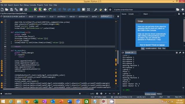 Point of Sales System POS–Python Project(Part 3) Prepare Invoice by selecting Items from Stock смотреть онлайн