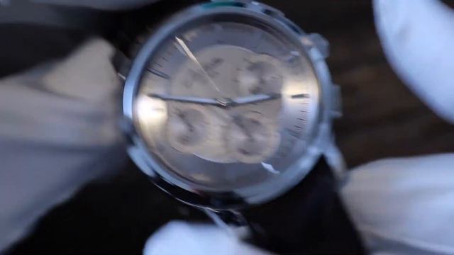 Glashütte Senator Chronograph steel смотреть онлайн