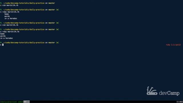 How to Use Indention with Multiline Strings with the Squiggly Heredoc Syntax смотреть онлайн