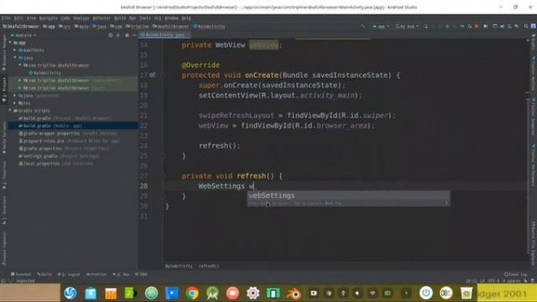 Simple Web Browser using WebView in Android Studio(With Source Code) | Nepali Tutorial