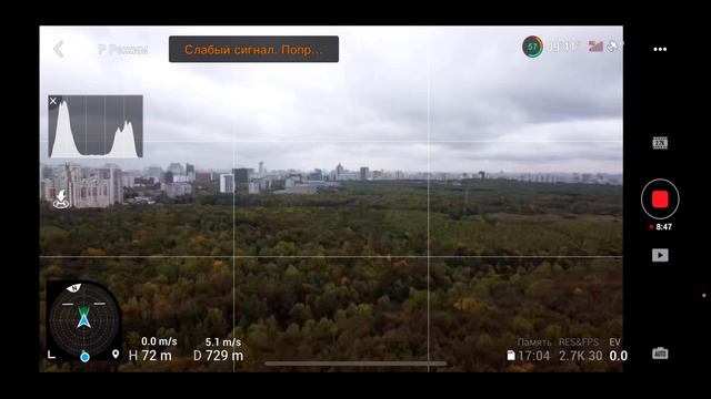 DJI Mavic Mini тест на дальность на частотах 2.4 и 5.8. С отражателями и без.