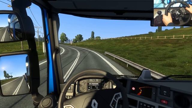 ETS 2 - Renault T Transporting a Volvo Excavator from Prague смотреть онлайн