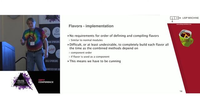 Lisp Machine Flavors for LFE implementing objects on Erlang OTP - Robert Virding смотреть онлайн
