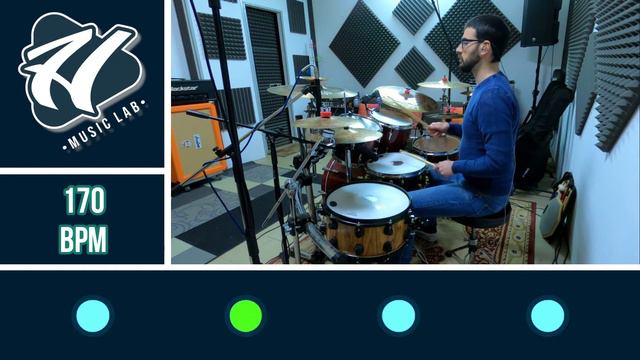 Let's Play Together - Shuffle Drum Groove 170 BPM смотреть онлайн