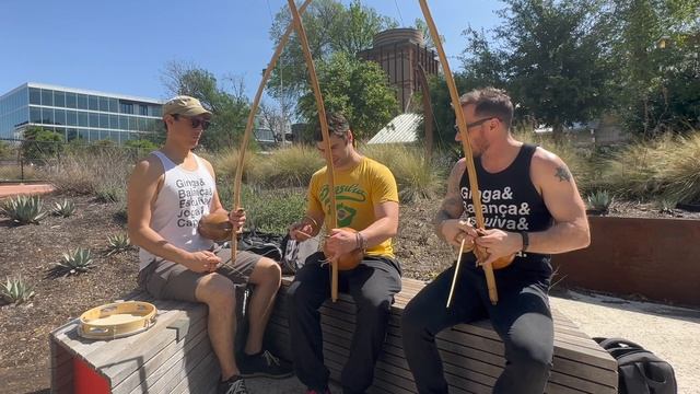 Learning the Capoeira Berimbau for the first time ?????? смотреть онлайн