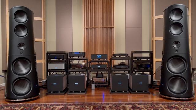 Magico M9 with Taiko Extreme, MSB DAC and Pilium Alexander preamp and four Pilium Hercules monos. смотреть онлайн