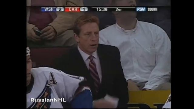Dainius Zubrus's easiest goal in NHL career vs Hurricanes (12 oct 2005) смотреть онлайн