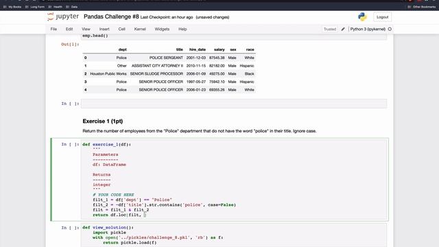 Dunder Data Pandas Challenge #8 смотреть онлайн