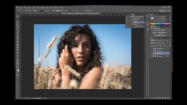 How to Make Comic And Poster Effect in Photoshop using Actions смотреть онлайн